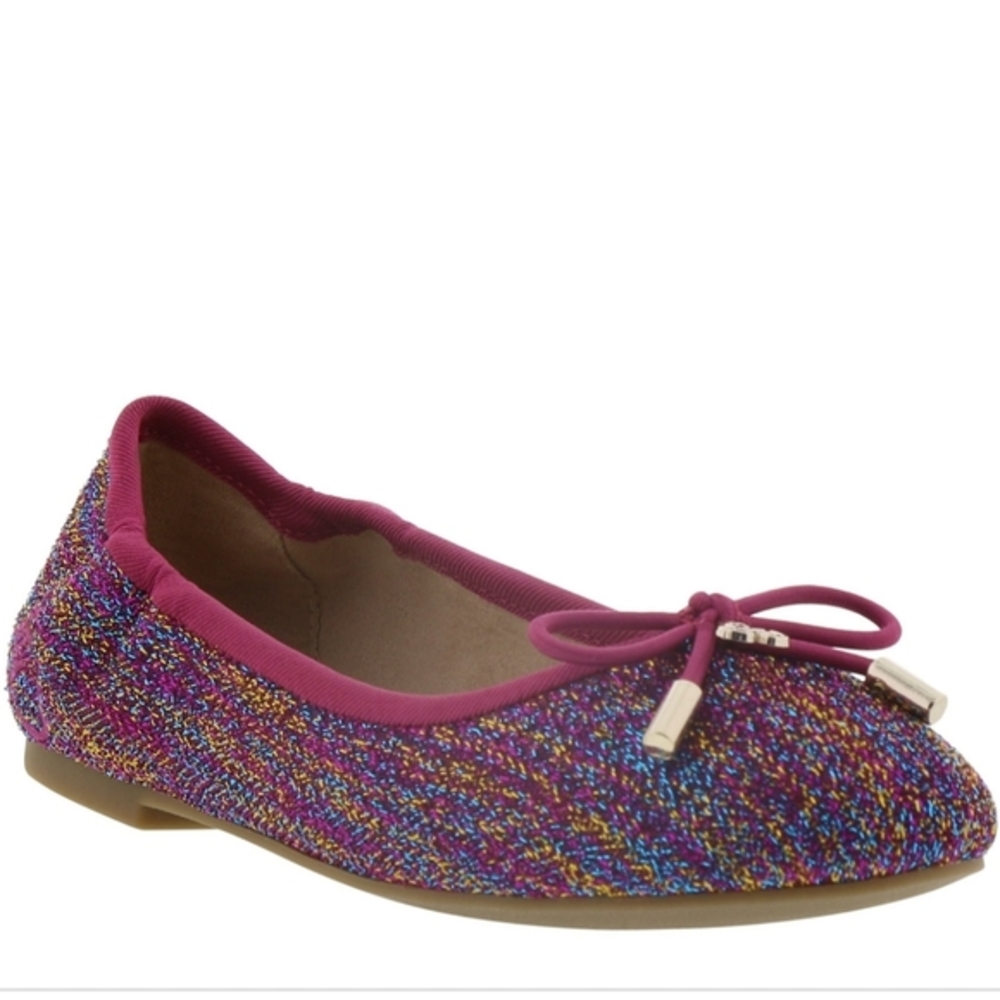 Sam Edelman pink sparkle ballet flats slippers 2 5